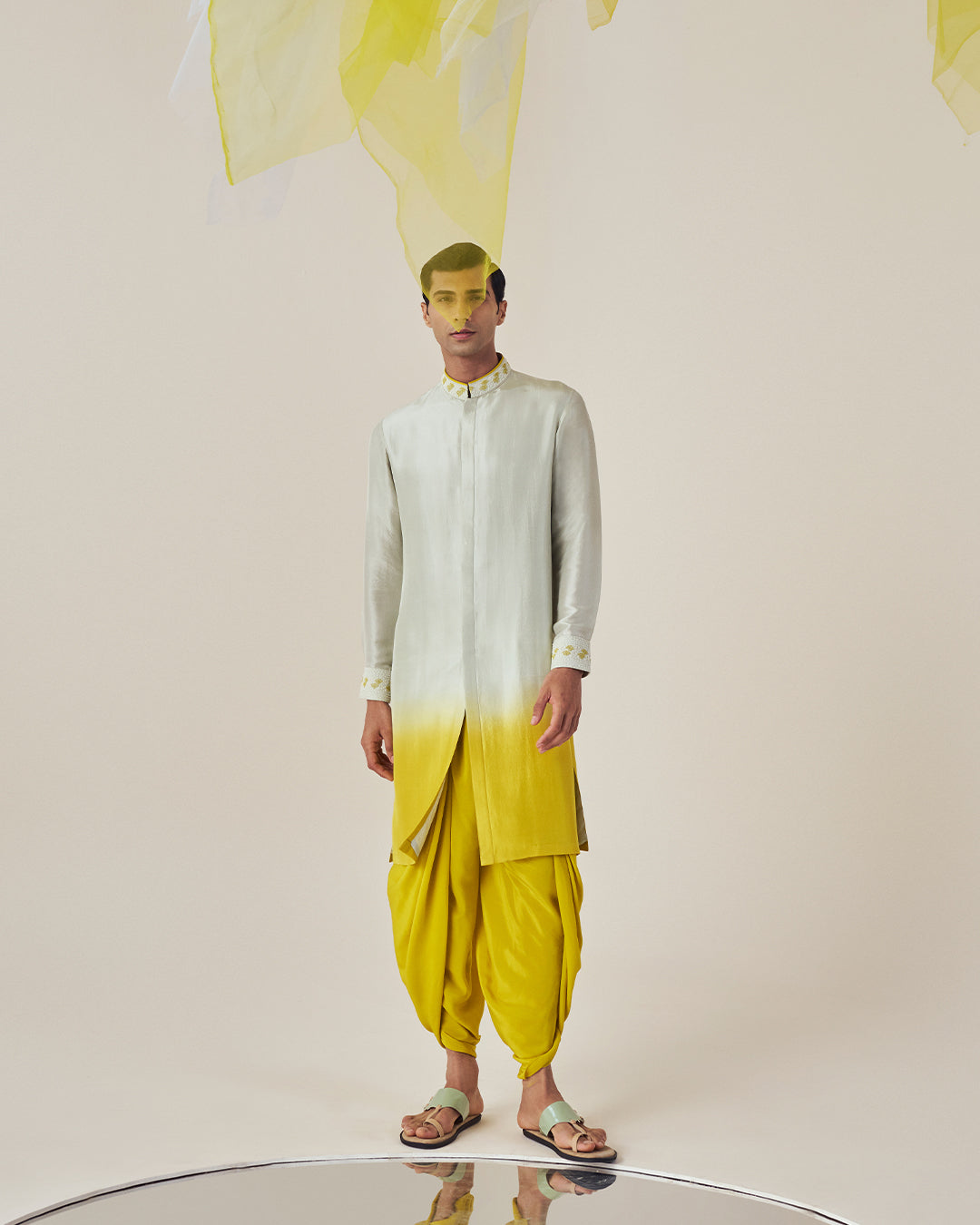 Silk Ombre Kurta Set