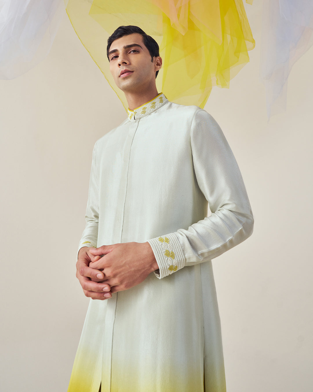 Silk Ombre Kurta Set