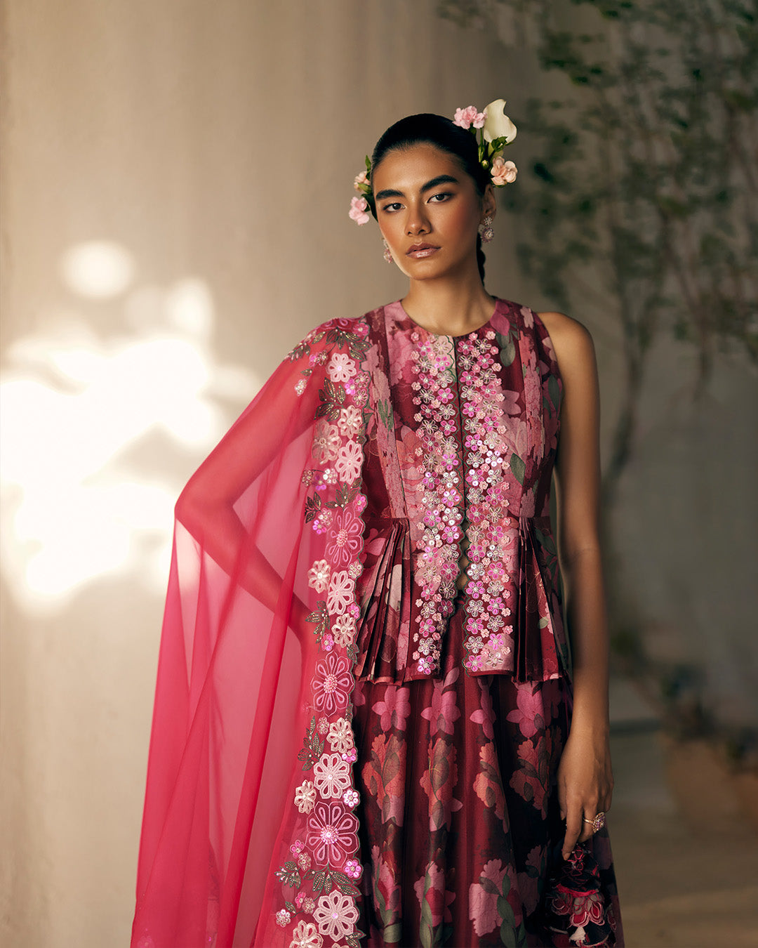 HUNDER BLOOM LEHENGA SET