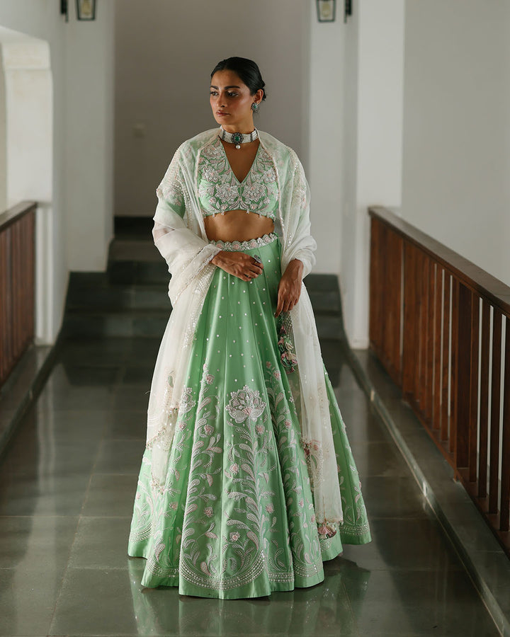 JADE GARDEN LEHENGA SET